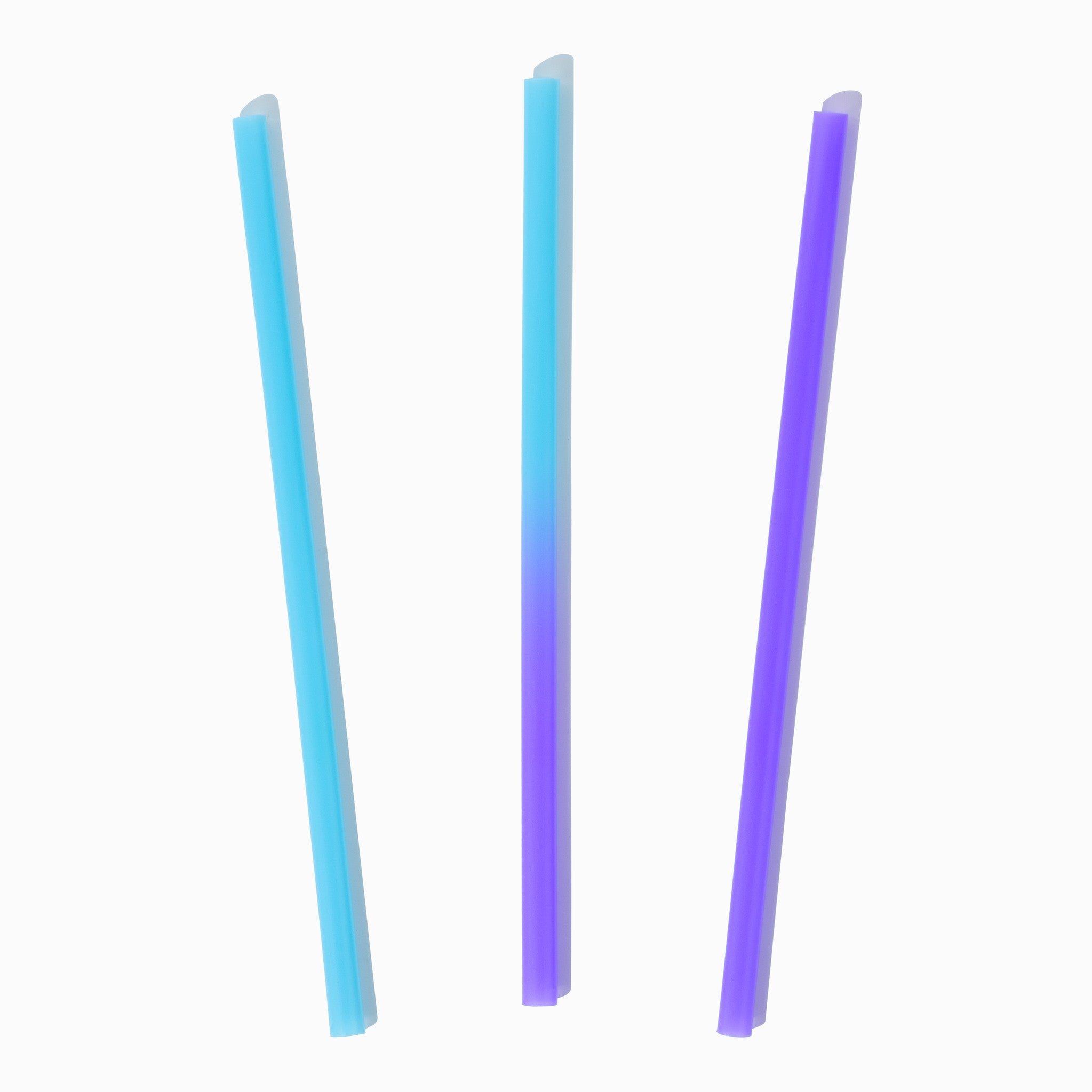 Close-up of assorted paper straws stacked and ready to serve