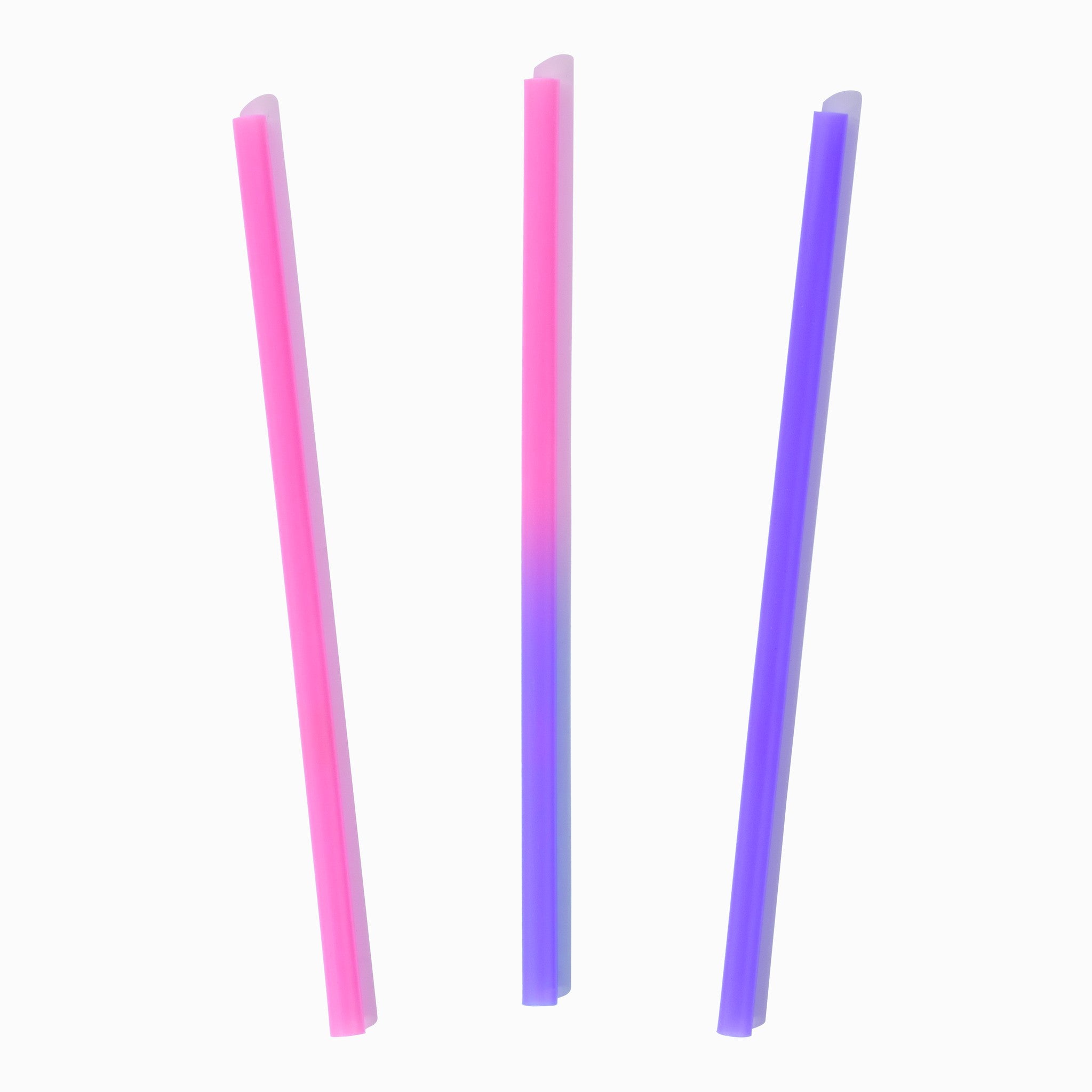 Close-up of assorted paper straws stacked and ready to serve